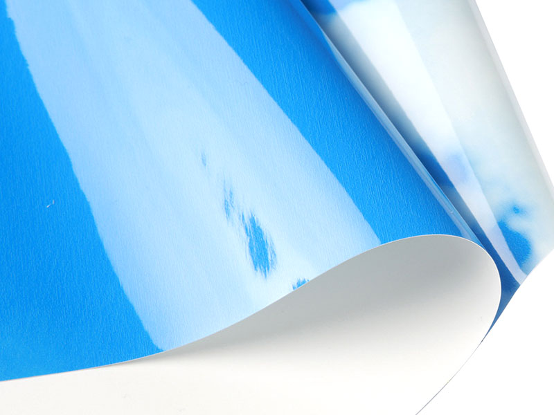 Filme esticado PVC listrado azul do teto-20 Filme esticado PVC listrado azul do teto-20